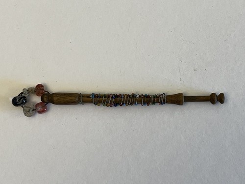 Antique wired beaded wooden - wired, /