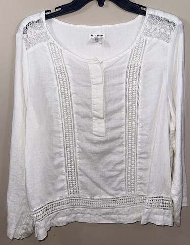 Artisan 100 linen blouse - artisan, ny