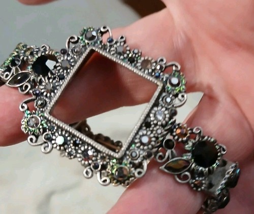 Marcasite ornate watch - ornate,