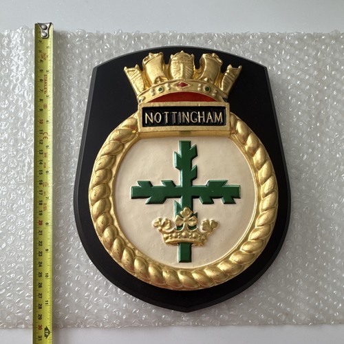Hms nottingham ships crest - hms,