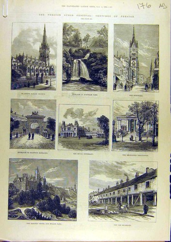 Original old antique print - original,
