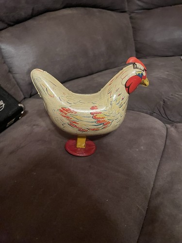 Vintage wyandotte tin - vintage, egg