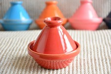 Ceramic Tagine Red Handpainted