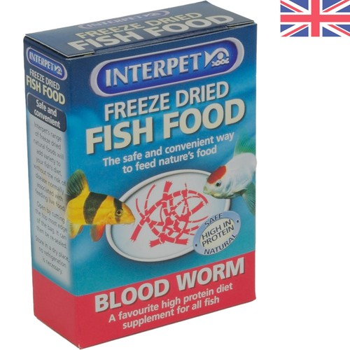 Freeze dried blood worm - freeze,
