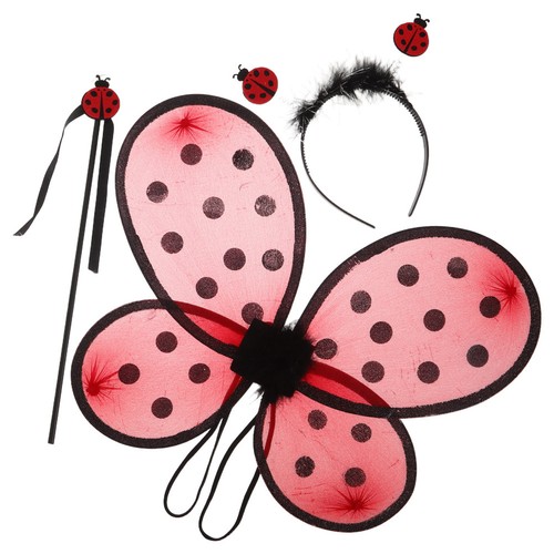 Girls ladybug wings fairy - girls,