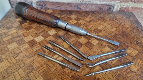 Vintage exotic wood multi - -,