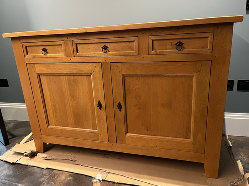 French oak large sideboard - french,