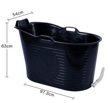 Fimous Bathtub for Adult Soaking Freestanding Bathtub for Hot Bath Ice Bath Tub