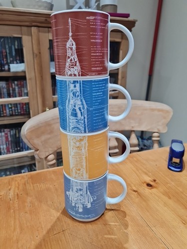 Haynes saturn stacking mugs - haynes,