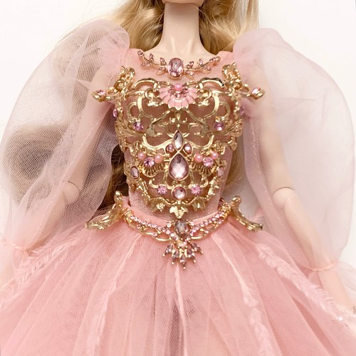 Pink embellished dress - , gown