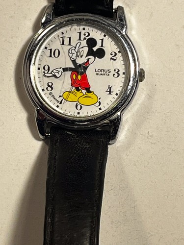 Mickey mouse lorus watch with - mickey,