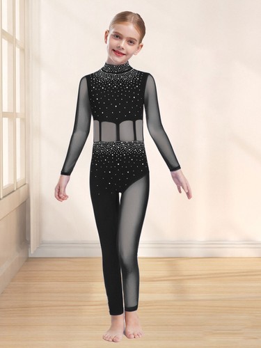 Girls mesh gymnastics - mesh,