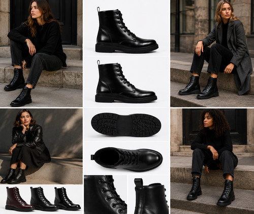 Ankle boots shoes ladies biker - boots,
