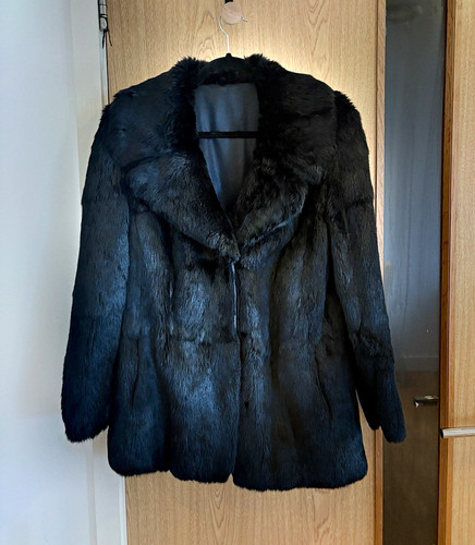 Vintage genuine rabbit fur - vintage,