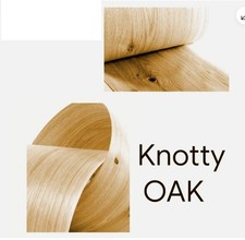 Natural Knotty Oak Veneer Real