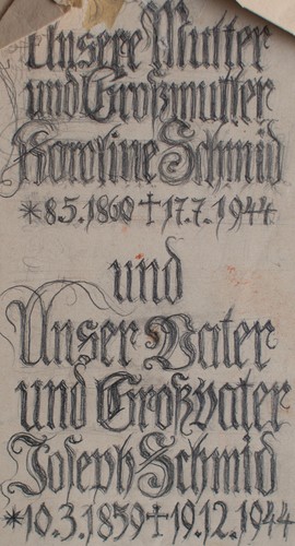 Willi schmid design headstone - willi,