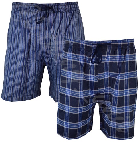Mens twin pack checked lounge - mens,