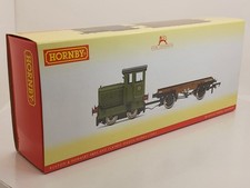 Hornby R3704 Ruston & Hornsby 48DS Loco &  Flatbed Wagon Works Livery. Brand New