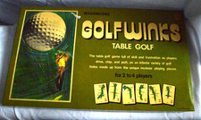 GOLFWINKS Vintage Table Golf 1973 Waddingtons Board Game Complete tiddlywinks