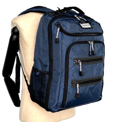 Antler backpack navy blue - backpack,