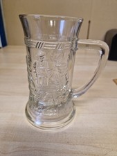 Vintage Pressed Clear Glass