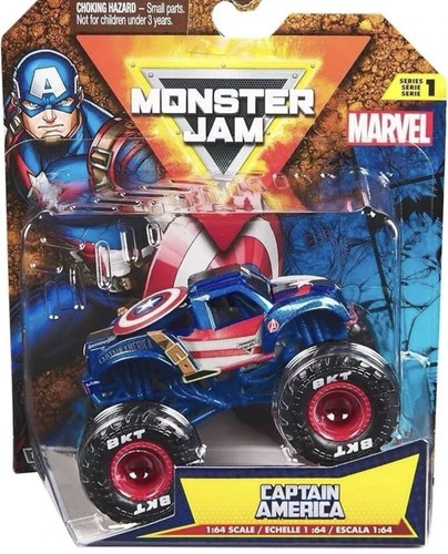 Monster jam marvel captain - monster,