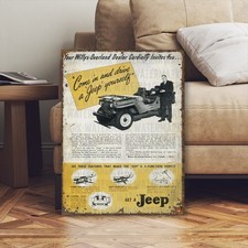 Vintage Style WW2 Willys Jeep
