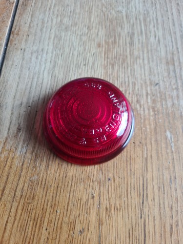Lucas red glass - glass, lens