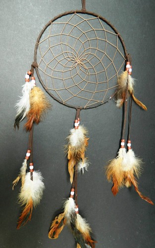 Large dreamcatcher brown - dreamcatcher,