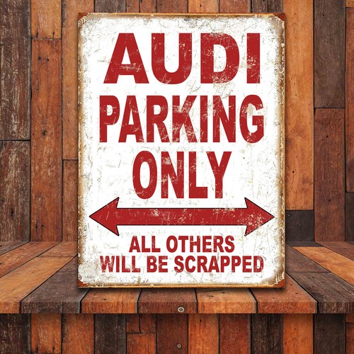 Funny audi parking - only, retro