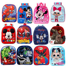 Boys Girls Kids Backpack Childrens Character Rucksack Junior Toddlers School Bag
