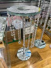 Diamond 60cm Silver Mirrored