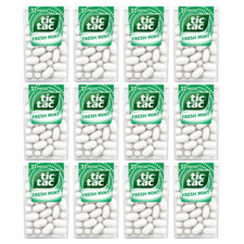Tic Tac Fresh Mint Flavoured Breath Freshener 12 PACKS 13g each