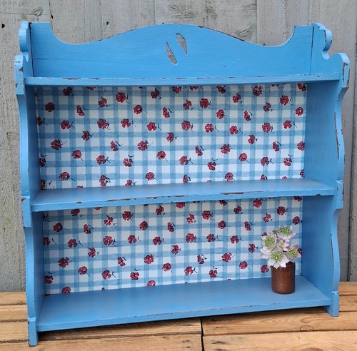 Country cottage vintage blue - vintage,