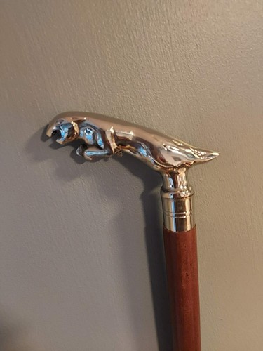 Brown wooden walking stick - walking,