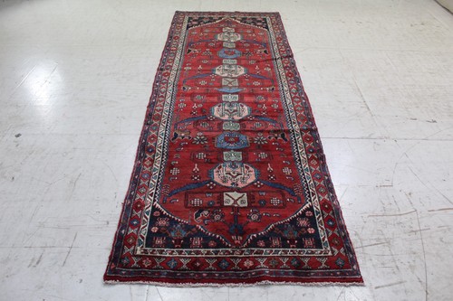 Handmade wool rug red - rug,