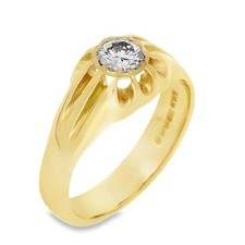 18ct Yellow Gold Gents Single
