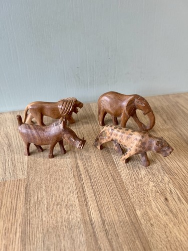 Vintage african carved - vintage, animals