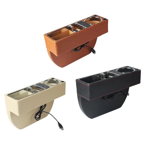 Leather car seat storage - leather,