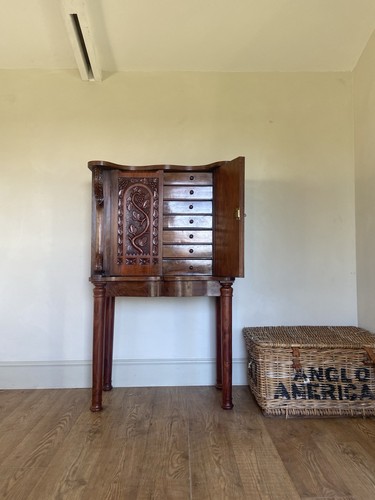 Antique collectors cabinet