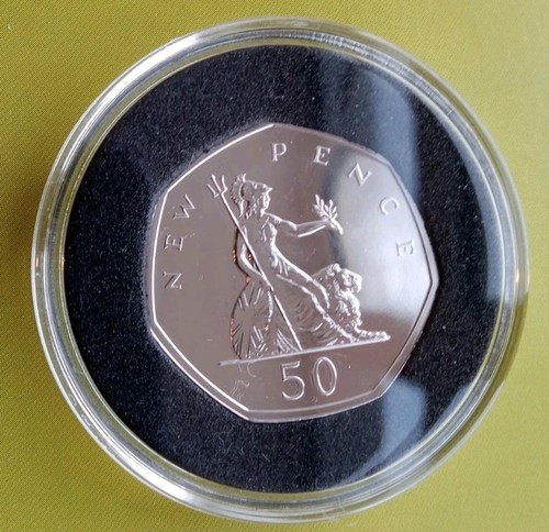 2019 britannia 50p - fifty, pence