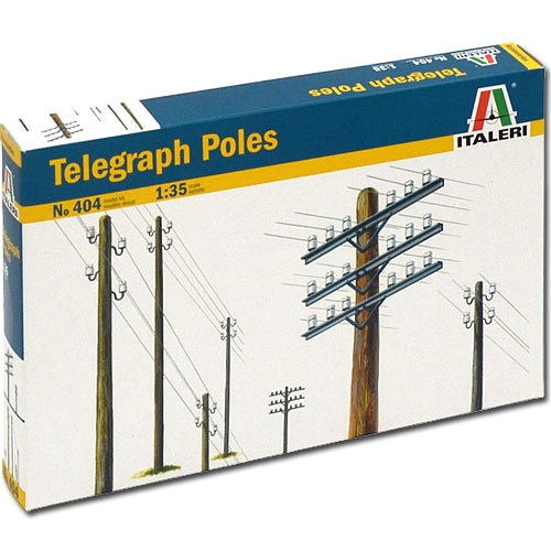 Italeri telegraph poles 404 - telegraph,