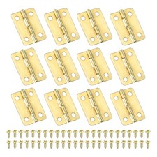 12pcs 1 Inch Small Butt Hinges
