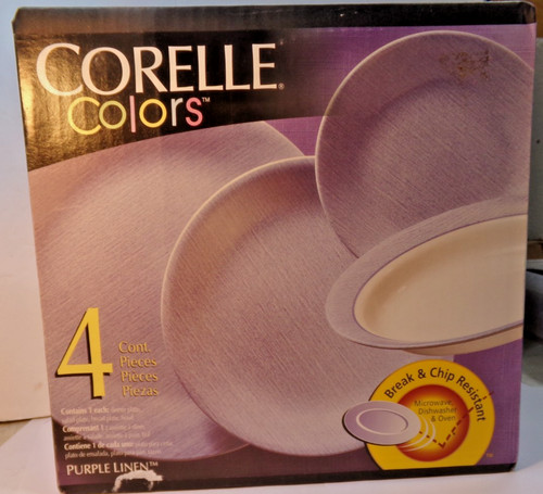 Purple linen corelle place - linen,