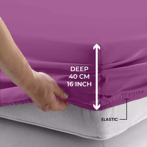 Extra deep fitted sheet - deep,