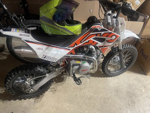 110cc dirt bike used - +, rack