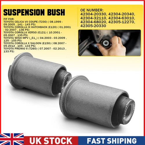 Rear suspension bush hub - 2x,