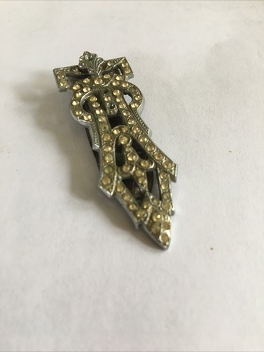 Vintage dress clip - vintage, deco