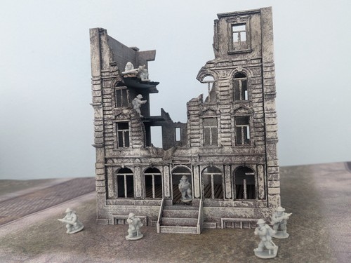 100 15mm scale ruined - scale, berlin