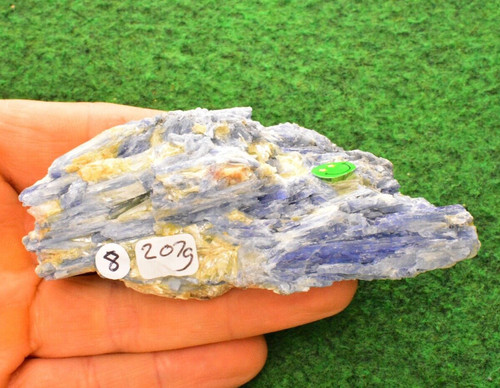 Kyanite blue crystal - crystal, display